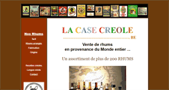 Desktop Screenshot of lacasecreole.be